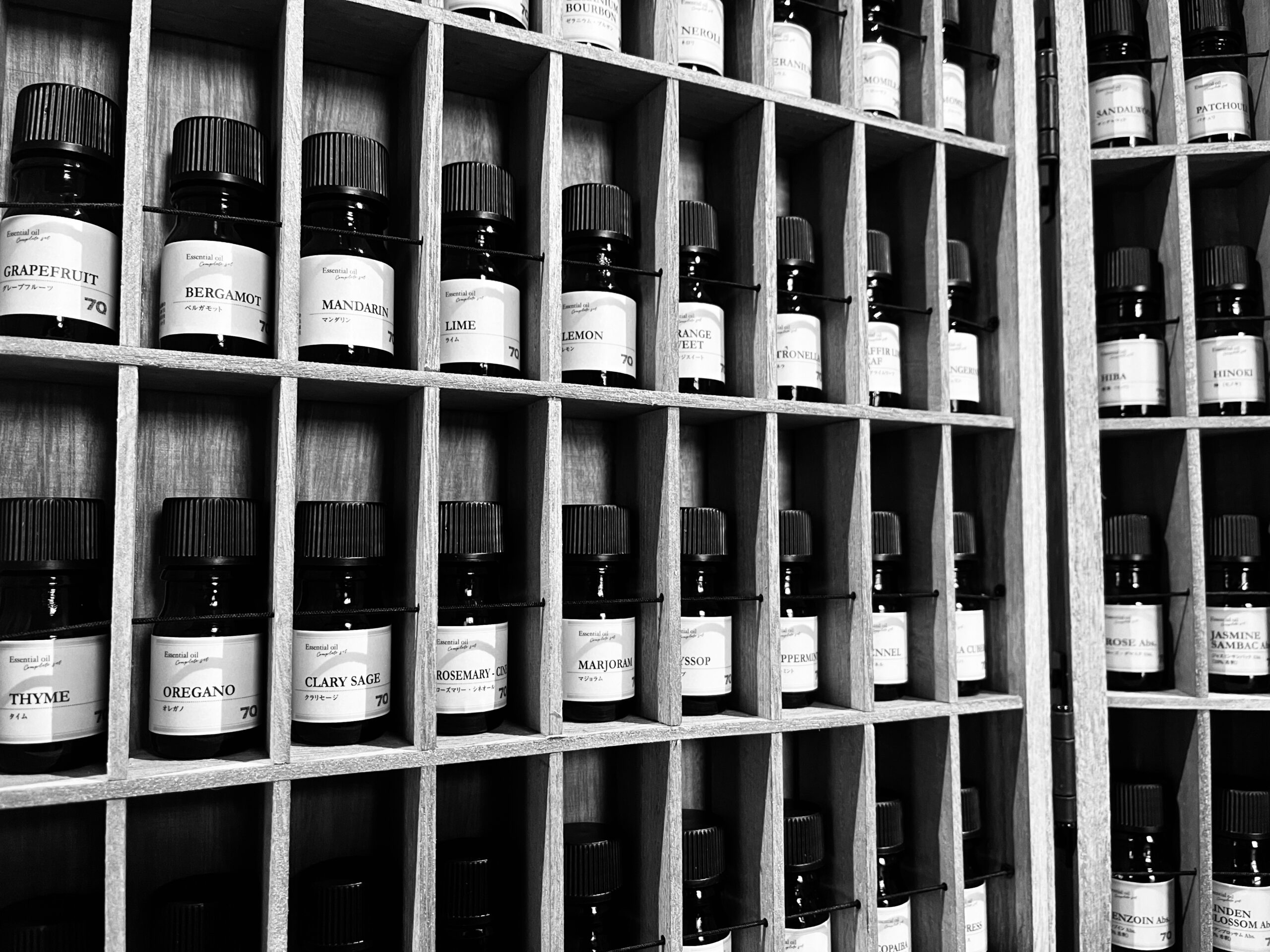 Essential Oil Shelf